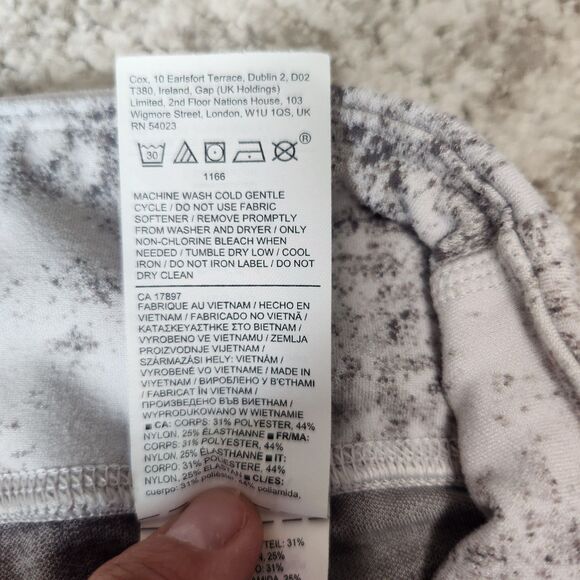 Athleta girls High Rise Textured Chit Chat Tight Leggings gray size M/8-10 - Picture 12 of 12